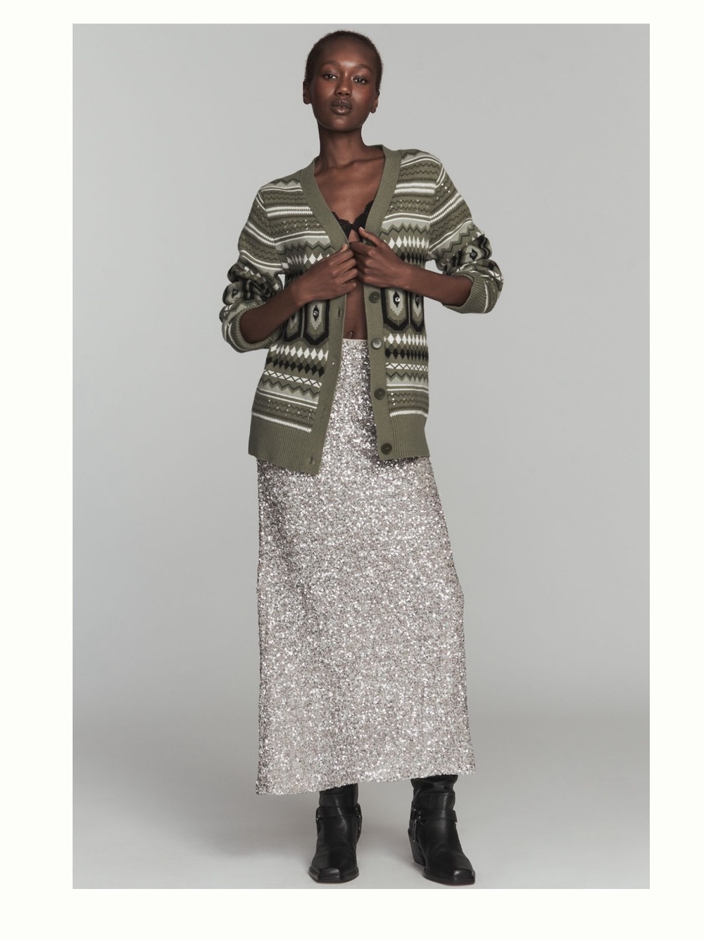 NWT ALIGNE Christine V-Neck Cardigan Sweater